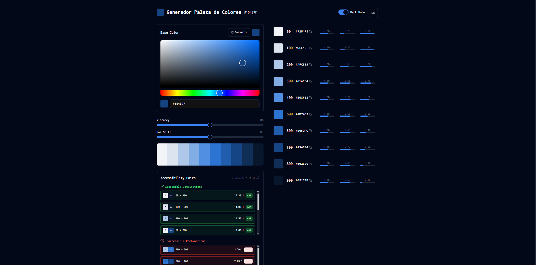 Color Palette Generator